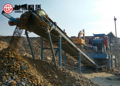 世博出租移動(dòng)破碎站在湖南岳陽(yáng)高速公路路基AB料加工破碎項(xiàng)目中的應(yīng)用